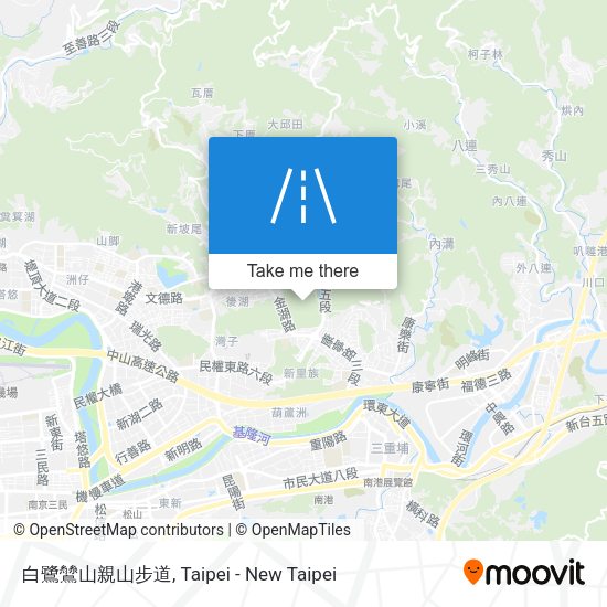白鷺鷥山親山步道 map