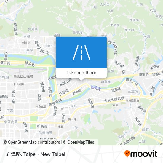 石潭路 map