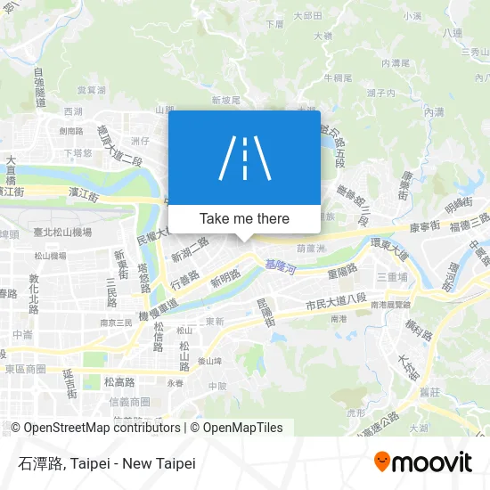 石潭路 map