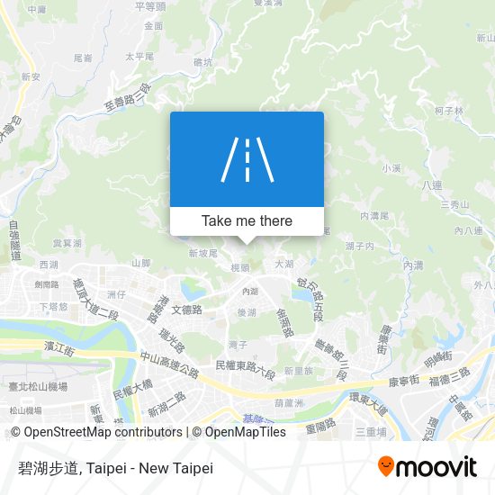 碧湖步道地圖