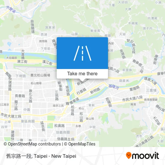 舊宗路一段地圖