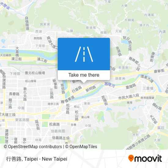 行善路 map