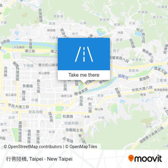 行善陸橋 map