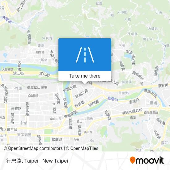 行忠路地圖
