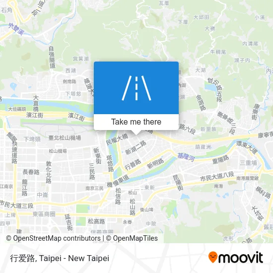 行爱路 map