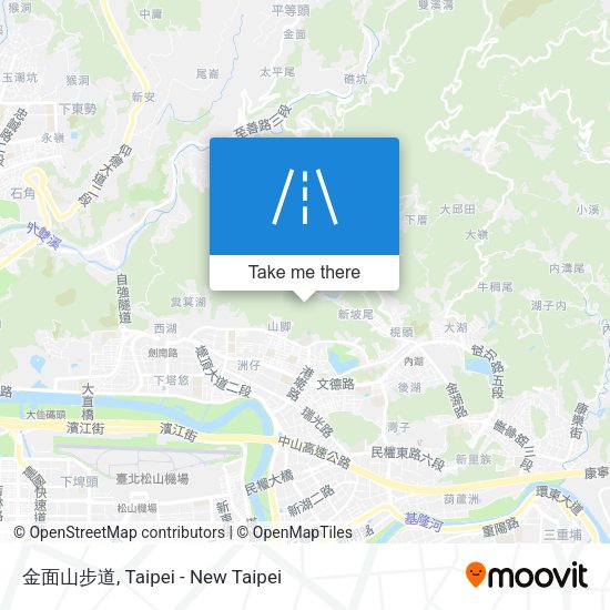 金面山步道地圖