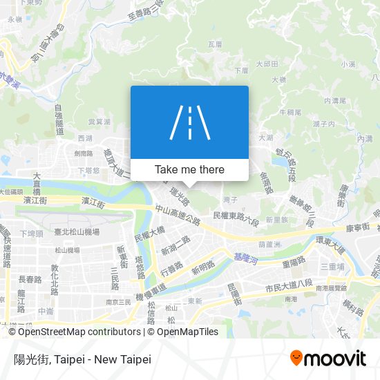 陽光街 map