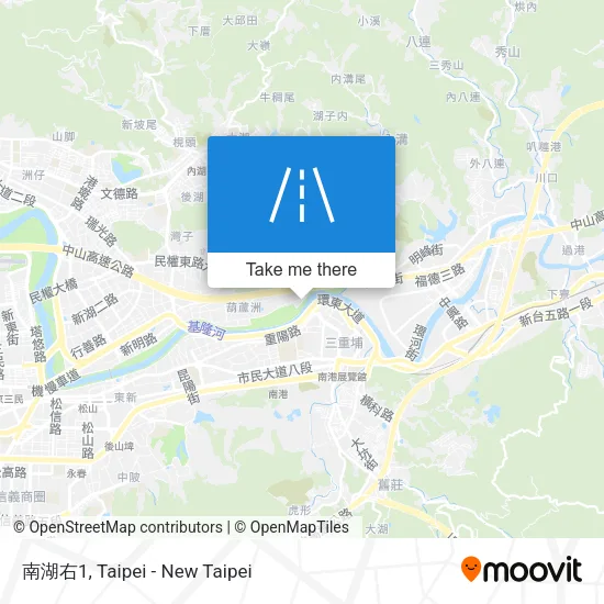 南湖右1 map