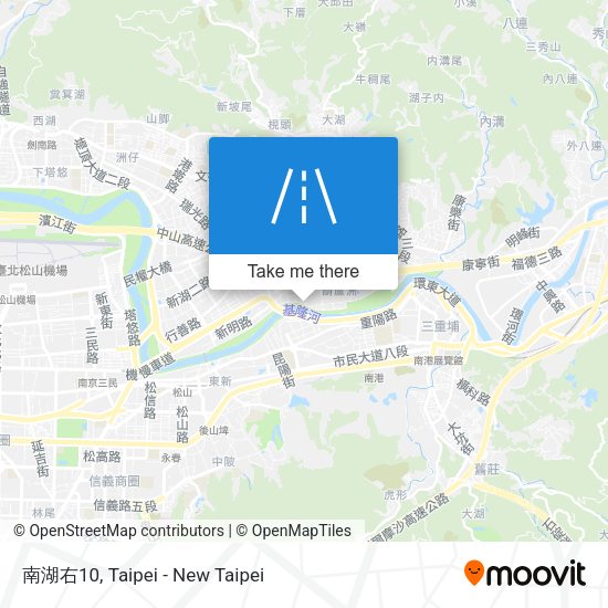 南湖右10 map