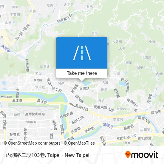 內湖路二段103巷地圖