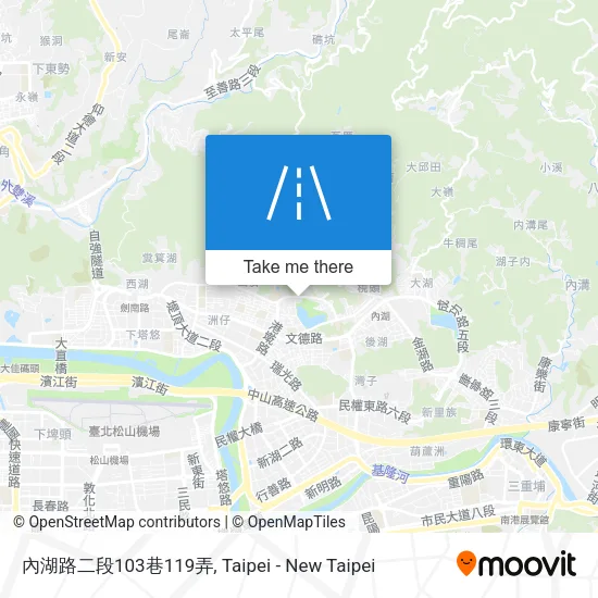 內湖路二段103巷119弄地圖