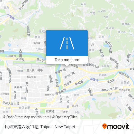 民權東路六段11巷地圖