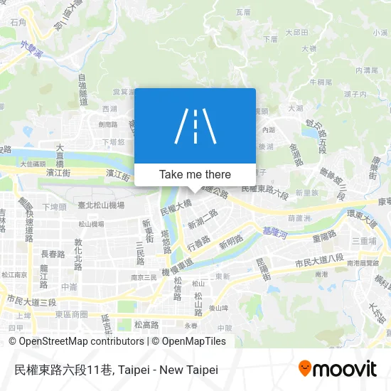 民權東路六段11巷地圖