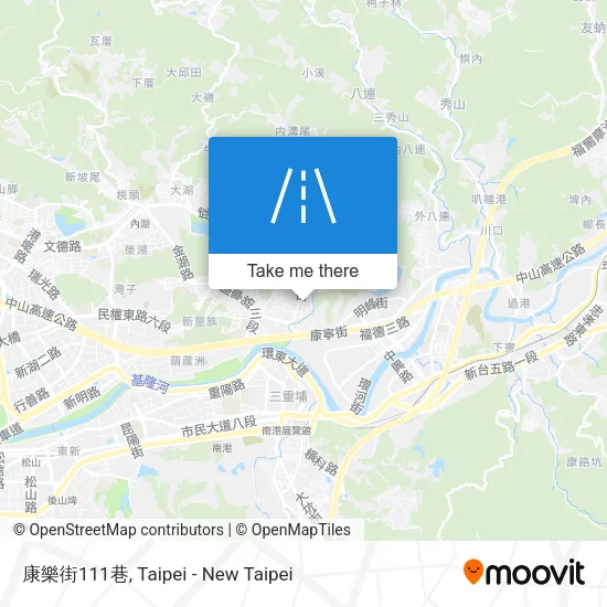 康樂街111巷 map