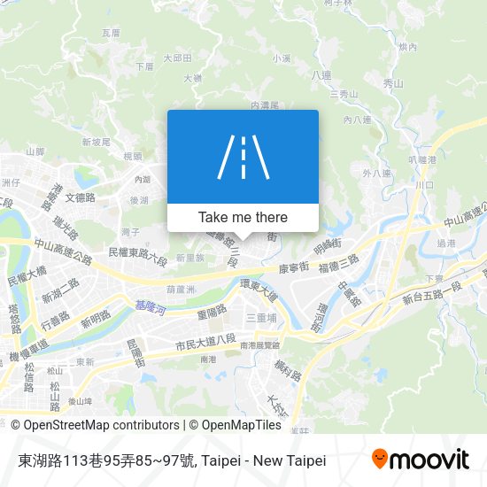 東湖路113巷95弄85~97號地圖
