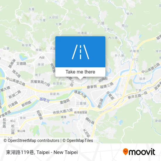 東湖路119巷 map