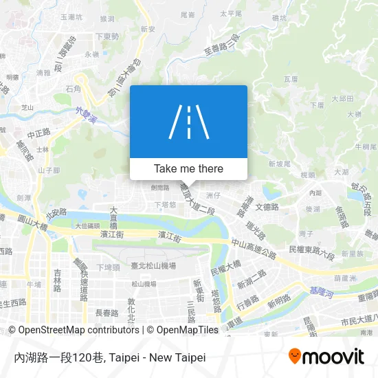 內湖路一段120巷地圖