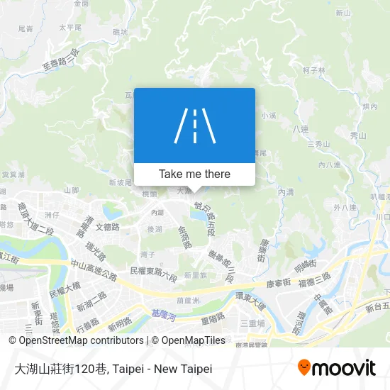 大湖山莊街120巷 map
