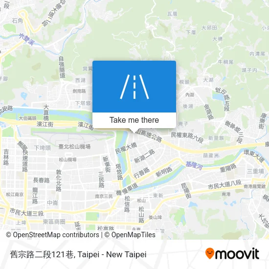 舊宗路二段121巷地圖