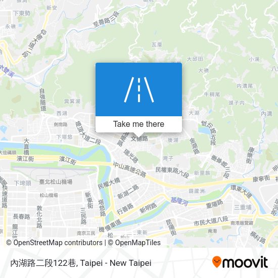 內湖路二段122巷地圖