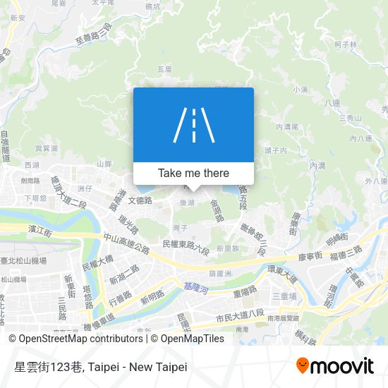 星雲街123巷地圖