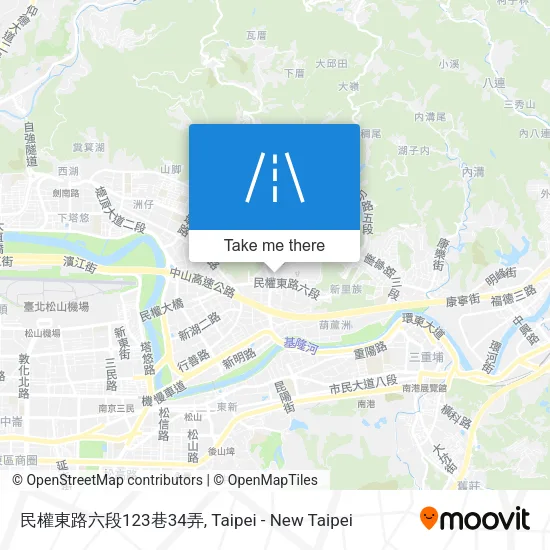 民權東路六段123巷34弄地圖