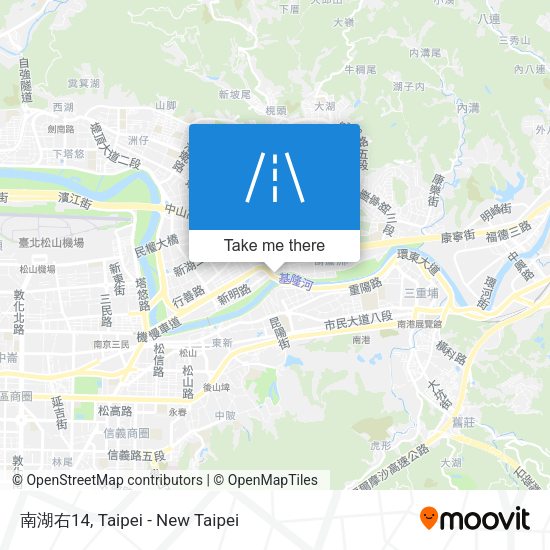 南湖右14 map