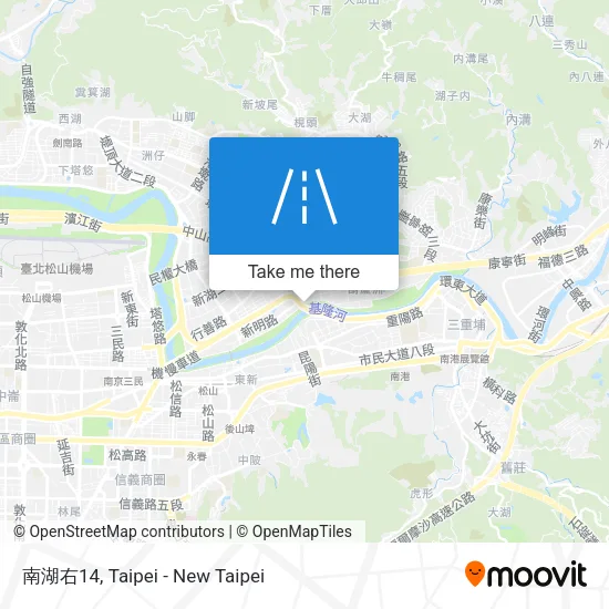 南湖右14 map