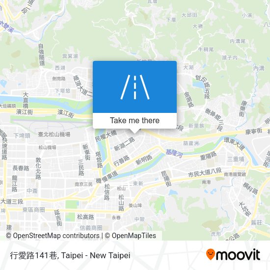 行愛路141巷地圖