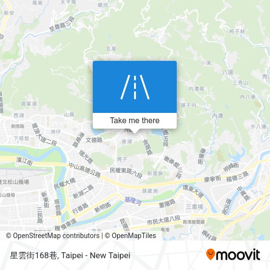 星雲街168巷地圖