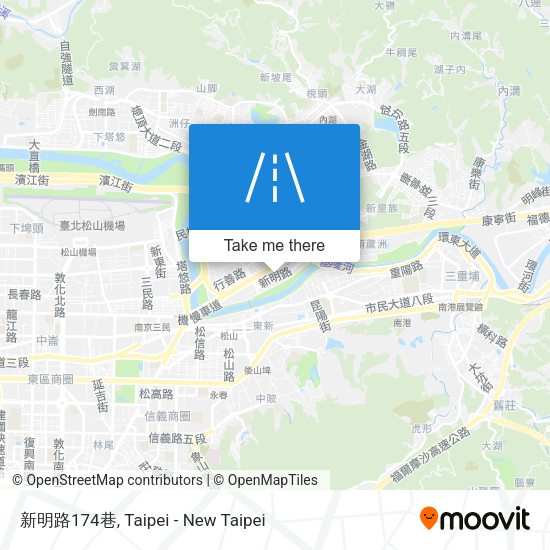 新明路174巷地圖