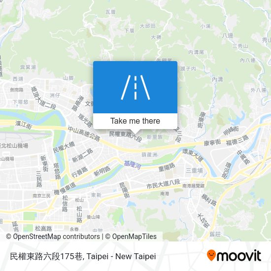 民權東路六段175巷地圖