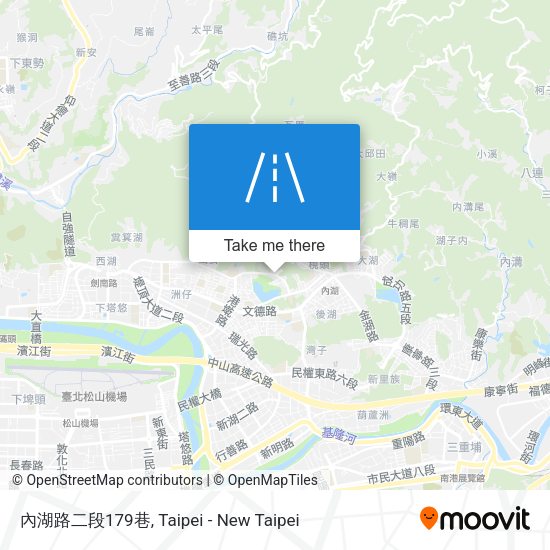 內湖路二段179巷地圖