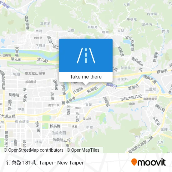 行善路181巷地圖