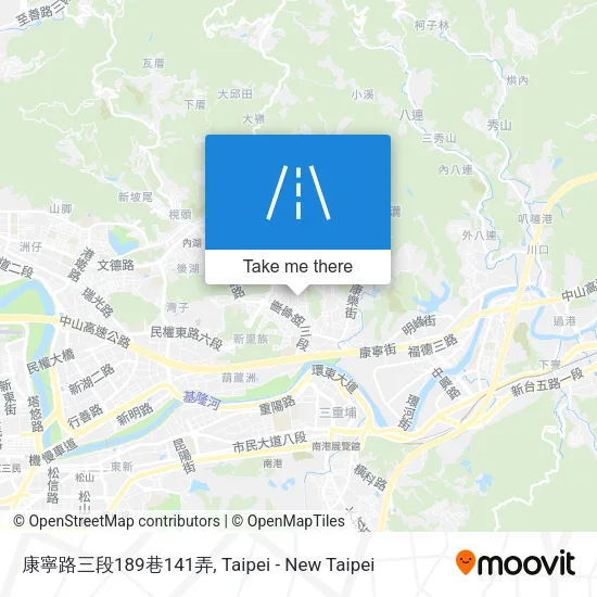 康寧路三段189巷141弄地圖