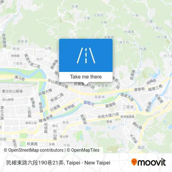 民權東路六段190巷21弄地圖