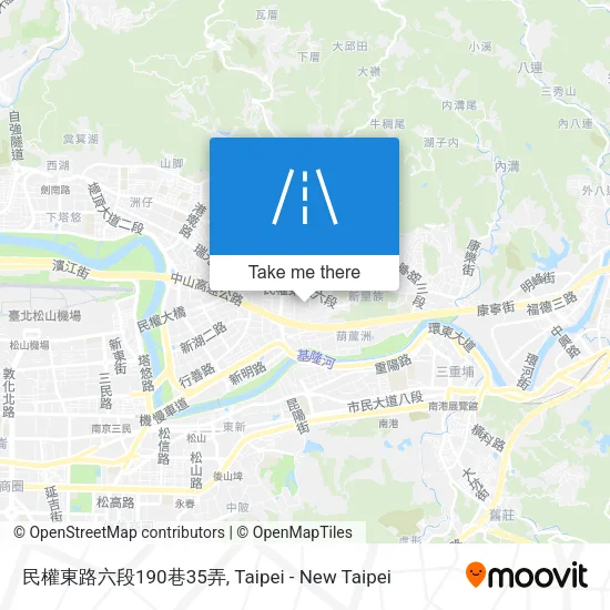 民權東路六段190巷35弄地圖