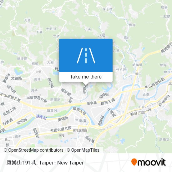 康樂街191巷 map