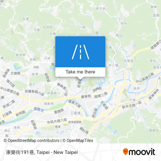 康樂街191巷地圖