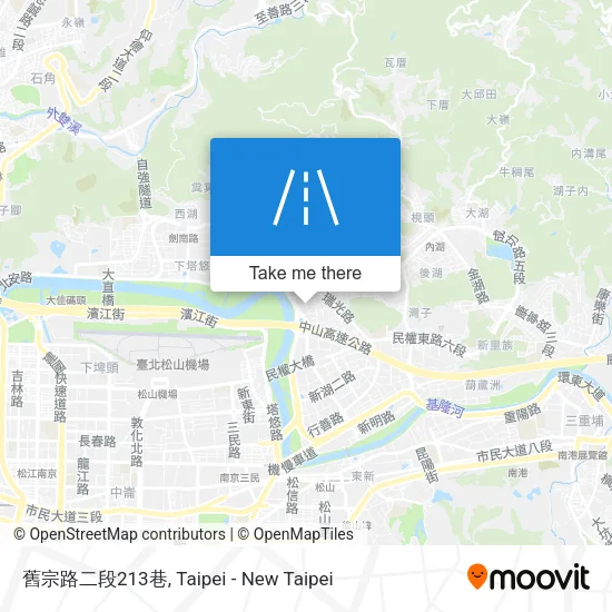 舊宗路二段213巷地圖