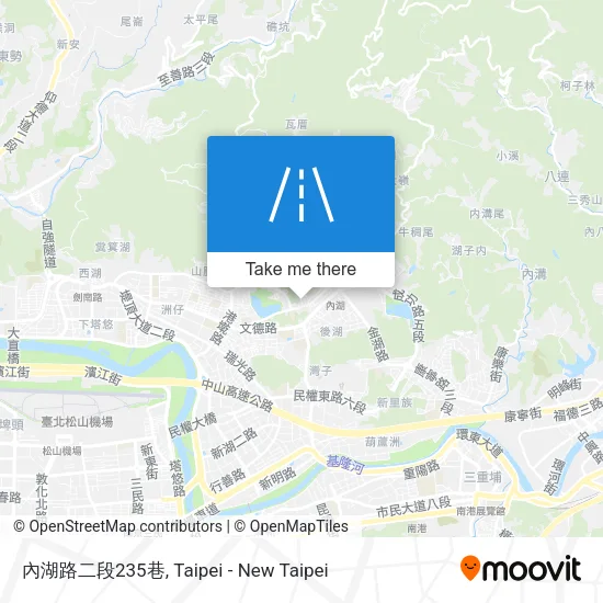 內湖路二段235巷地圖