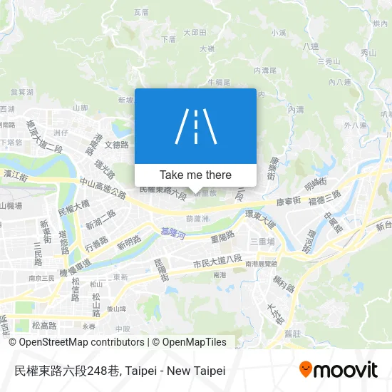 民權東路六段248巷地圖