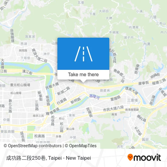成功路二段250巷地圖