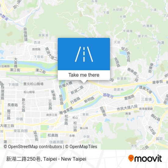 新湖二路250巷地圖
