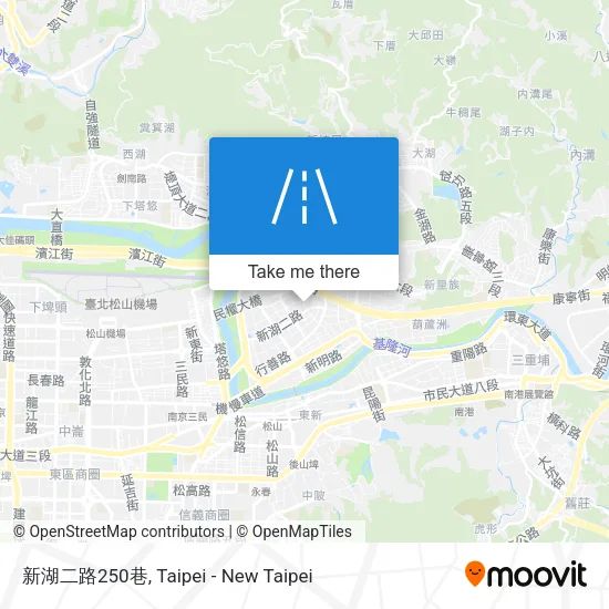 新湖二路250巷地圖