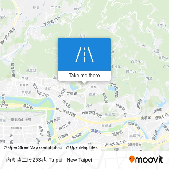 內湖路二段253巷地圖