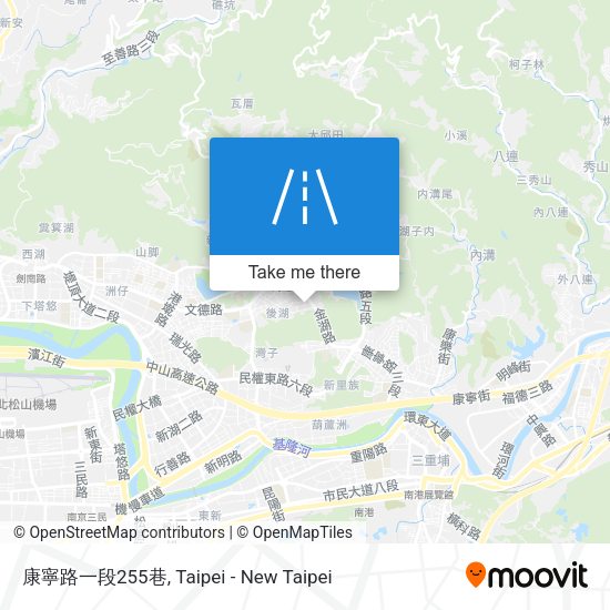 康寧路一段255巷 map