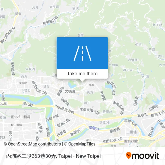 內湖路二段263巷30弄地圖