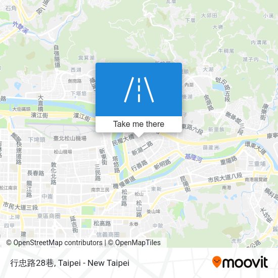 行忠路28巷地圖