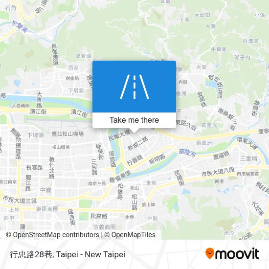 行忠路28巷地圖